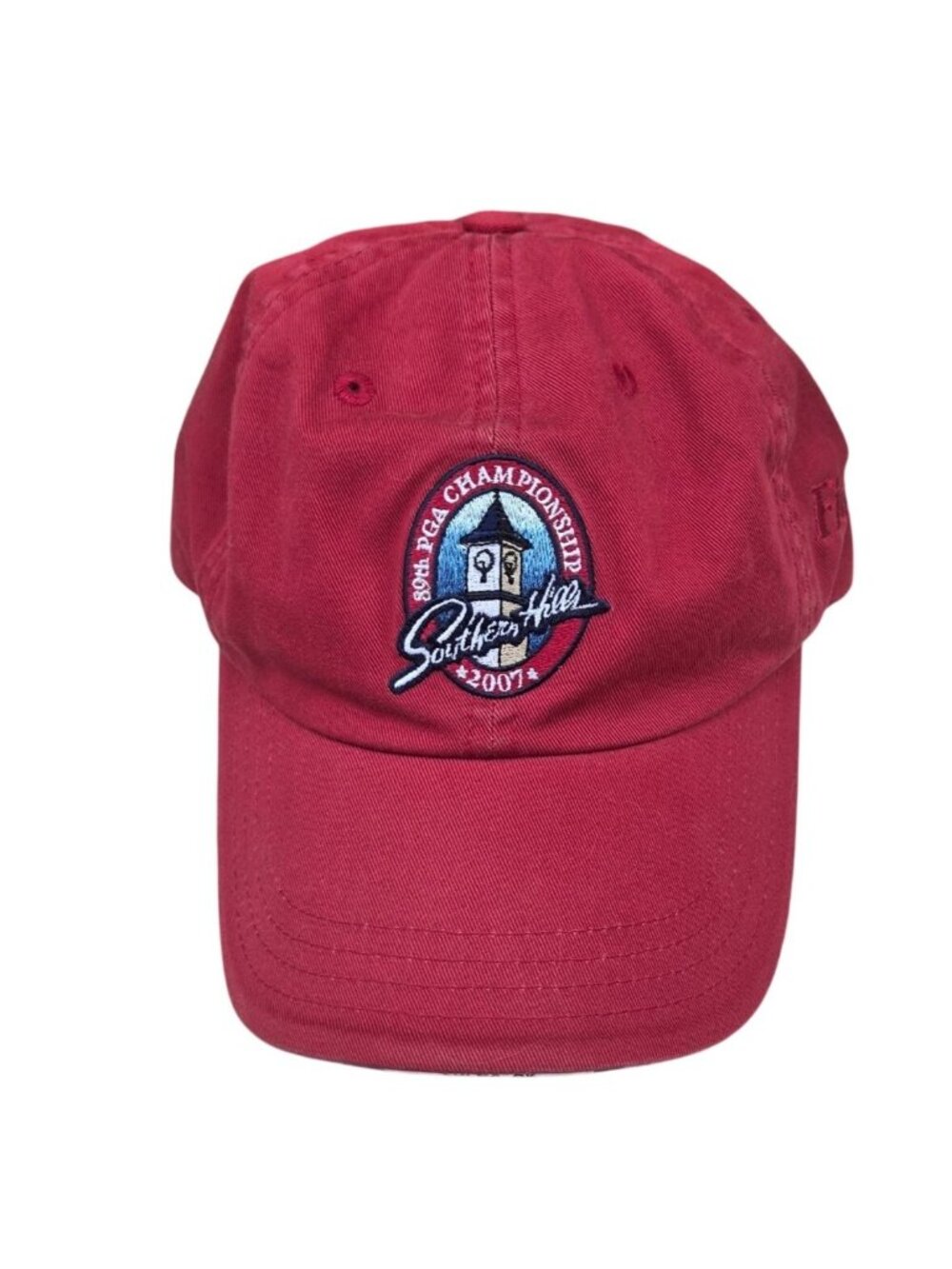 89th PGA Championship Southern Hills 2007 Red Adjustable Hat By Imperial Cap